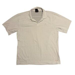 The North Face Men's Size M White Short Sleeve Hiking Polo Shirt